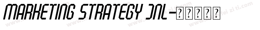 marketing strategy Jnl字体转换
